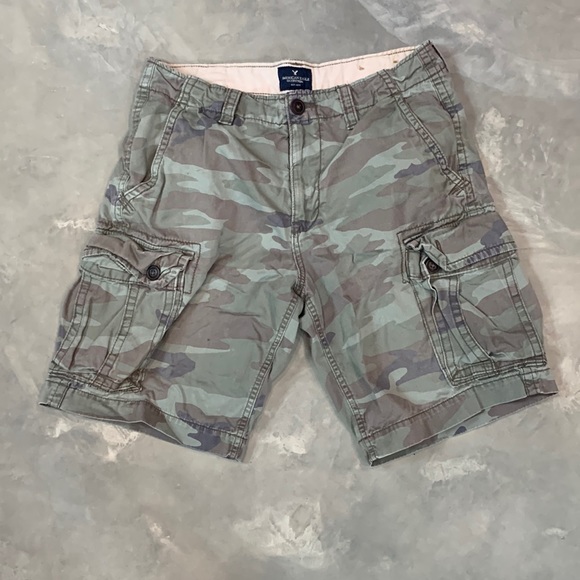 American Eagle Outfitters Shorts Mens American Eagle Camo Cargo
